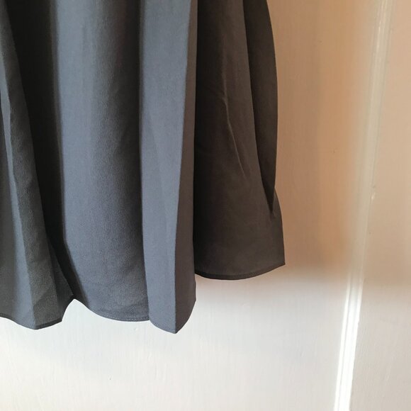 Banana Republic | Gray Pintuck Dress - Picture 7 of 11